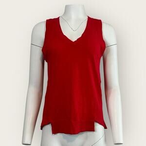 NWT | Bobi Los Angeles | Inset V-Neck Tank | Chili | Medium